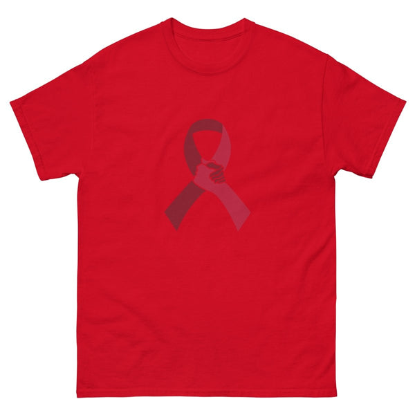 Multiple Myeloma Ribbon Hand Tee - JohnVsGBMRedS