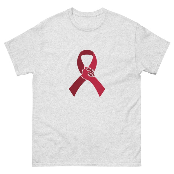 Multiple Myeloma Ribbon Hand Tee - JohnVsGBMAshS