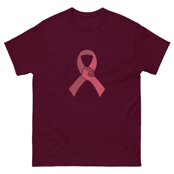 Multiple Myeloma Ribbon Hand Tee - JohnVsGBMMaroonS