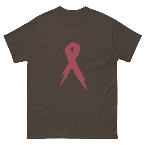 Multiple Myeloma Ribbon Tee - JohnVsGBMDark ChocolateS