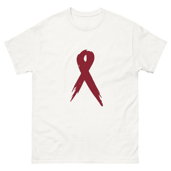 Multiple Myeloma Ribbon Tee - JohnVsGBMWhiteS
