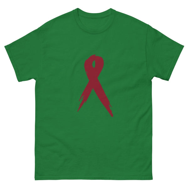 Multiple Myeloma Ribbon Tee - JohnVsGBMTurf GreenS