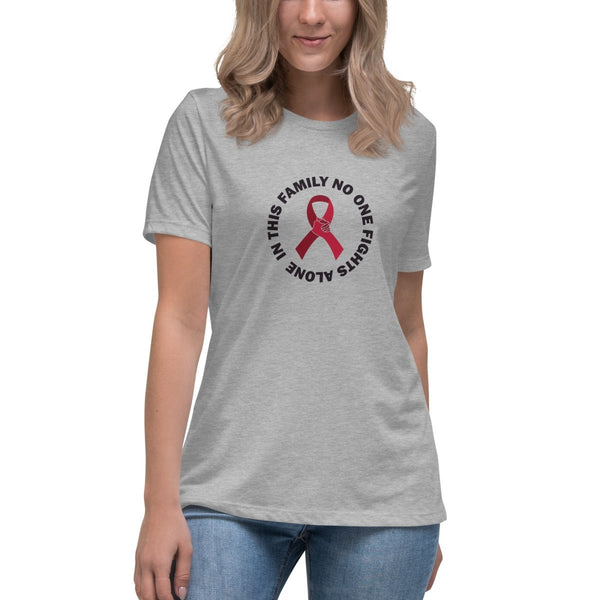Multiple Myeloma Women's Family Tee - JohnVsGBMAthletic HeatherS
