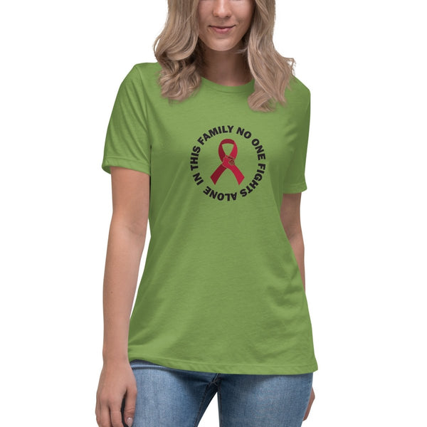 Multiple Myeloma Women's Family Tee - JohnVsGBMLeafS