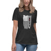 Multiple Myeloma Women's Flag Tee - JohnVsGBMDark Grey HeatherS