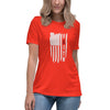 Multiple Myeloma Women's Flag Tee - JohnVsGBMPoppyS