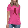 Multiple Myeloma Women's Ribbon Tee - JohnVsGBMBerryS