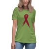 Multiple Myeloma Women's Ribbon Tee - JohnVsGBMLeafS