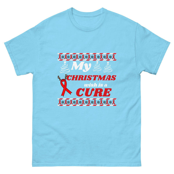 My Christmas Wish Is a Cure Cancer Unisex Classic Tee - JohnVsGBMSkyS