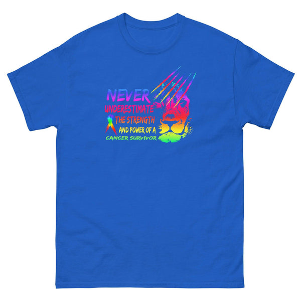 Never Underestimate Cancer Classic Tee - JohnVsGBMRoyalS