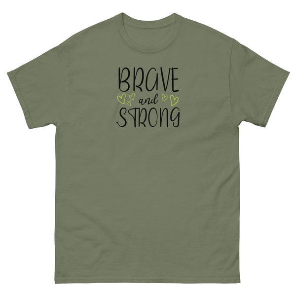Non - Hodgkin's Lymphoma Brave Tee - JohnVsGBMMilitary GreenS