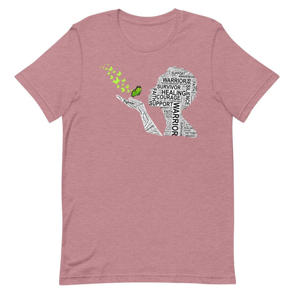 Non - Hodgkin's Lymphoma Butterfly Tee - JohnVsGBMHeather OrchidS