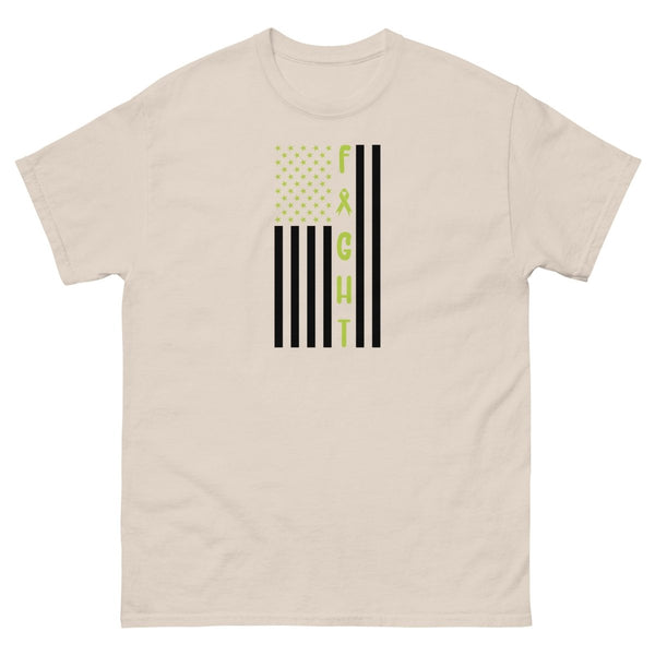 Non - Hodgkin's Lymphoma Faith Flag Tee - JohnVsGBMNaturalS