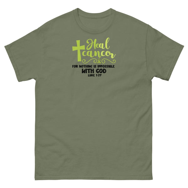 Non - Hodgkin's Lymphoma Luke Tee - JohnVsGBMMilitary GreenS