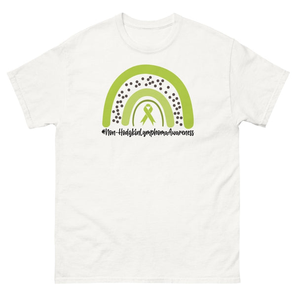 Non - Hodgkin's Lymphoma Rainbow Tee - JohnVsGBMWhiteS