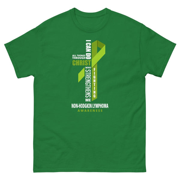 Non - Hodgkin's Lymphoma Through Christ Tee - JohnVsGBMTurf GreenS