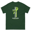 Non - Hodgkin's Lymphoma Through Christ Tee - JohnVsGBMForest GreenS