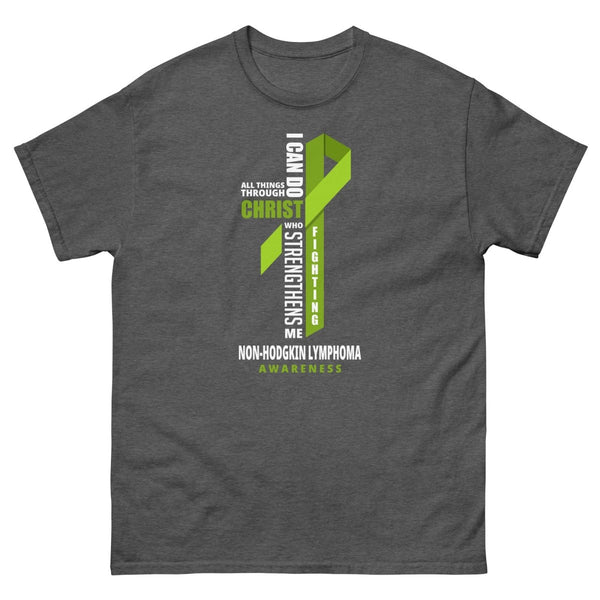 Non - Hodgkin's Lymphoma Through Christ Tee - JohnVsGBMDark HeatherS