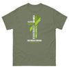 Non - Hodgkin's Lymphoma Through Christ Tee - JohnVsGBMMilitary GreenS