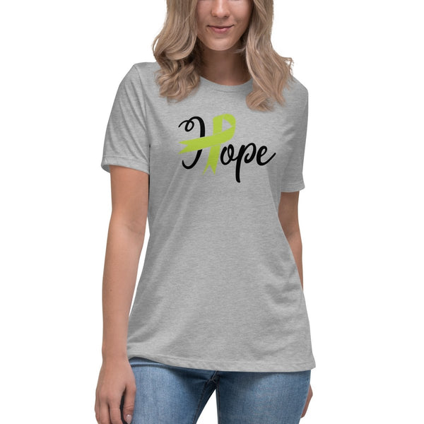 Non - Hodgkin's Lymphoma Women's Hope Tee - JohnVsGBMAthletic HeatherS