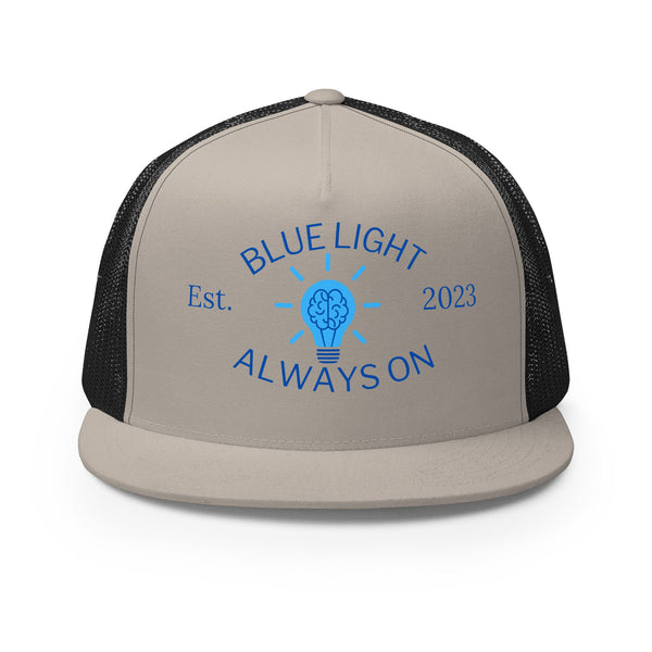 Optune 2 "Keep the Blue Light on" Cap - JohnVsGBMSilver/ Black