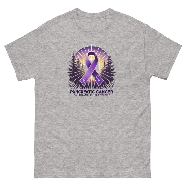 Pancreatic Cancer Forest Tee - JohnVsGBMSport GreyS