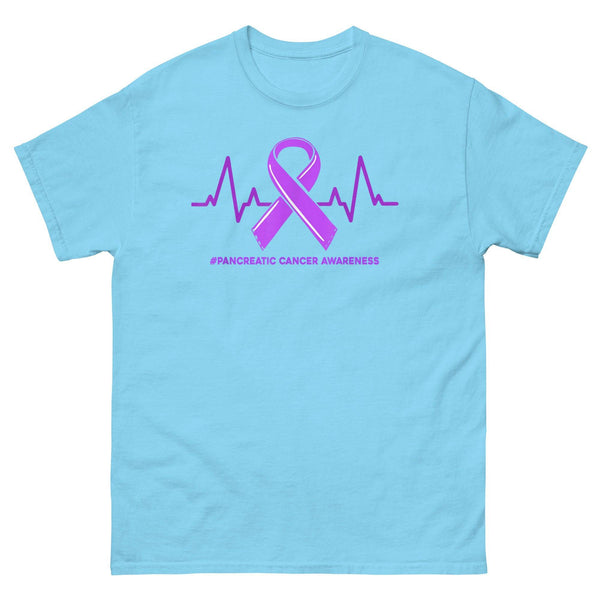 Pancreatic Cancer Heartbeat Classic Tee - JohnVsGBMSkyS