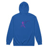 Pancreatic Cancer Zip Up Survivor Hoodie - JohnVsGBMRoyalS