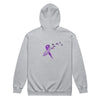 Pancreatic Cancer Zip Up Survivor Hoodie - JohnVsGBMSport GreyS