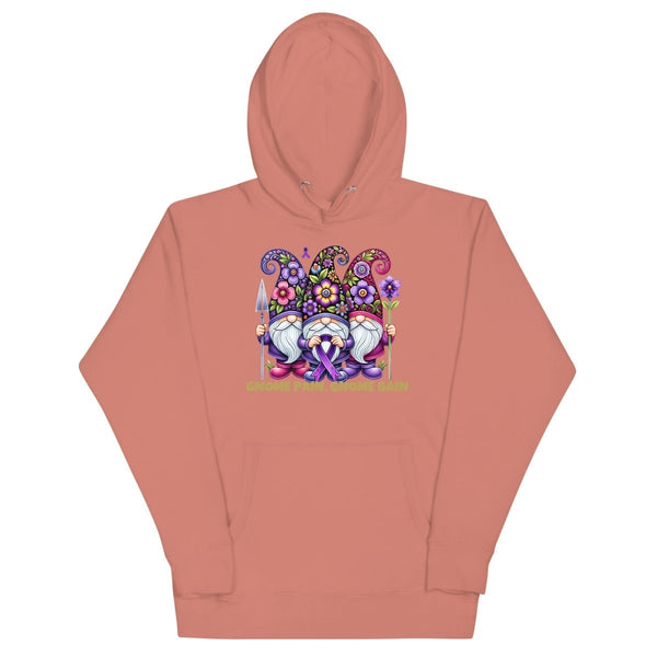 Pancreatic Gnome Pain Gain Hoodie - JohnVsGBMDusty RoseS
