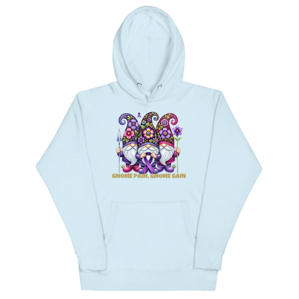 Pancreatic Gnome Pain Gain Hoodie - JohnVsGBMSky BlueS