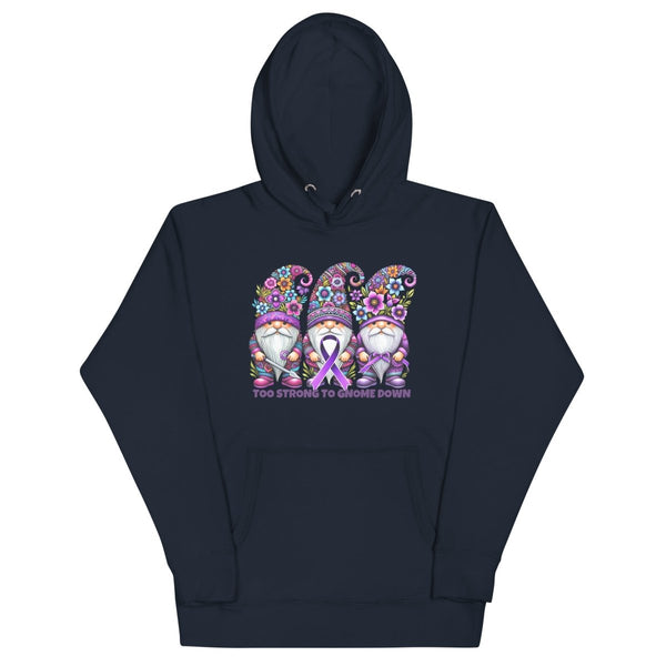 Pancreatic Strong Gnome Hoodie - JohnVsGBMNavy BlazerS