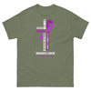 Pancreatic Through Christ Tee - JohnVsGBMMilitary GreenS