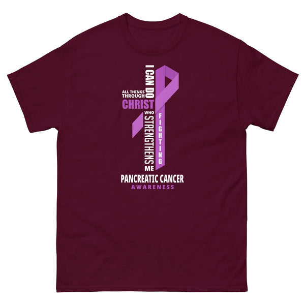 Pancreatic Through Christ Tee - JohnVsGBMMaroonS