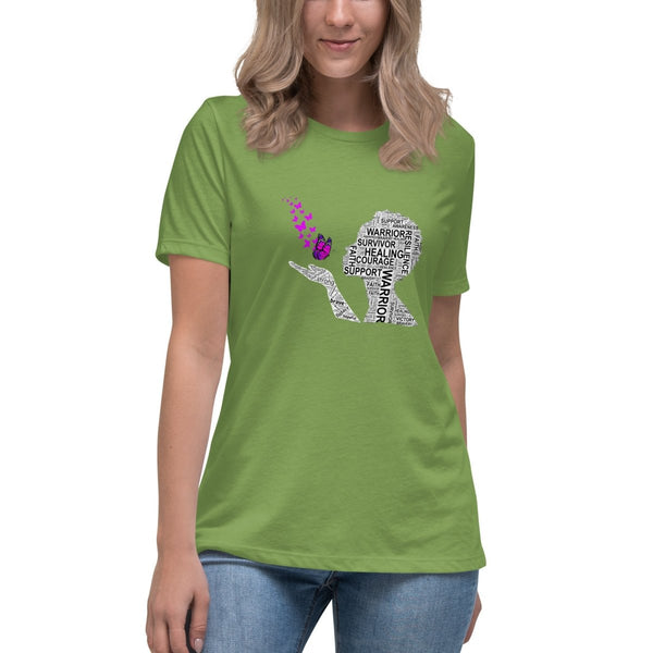 Pancreatic Women's Butterfly Tee - JohnVsGBMLeafS