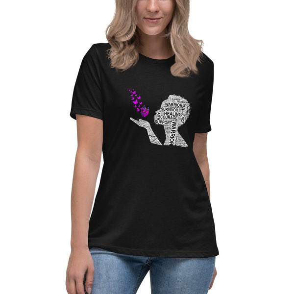 Pancreatic Women's Butterfly Tee - JohnVsGBMBlackS