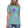 Pancreatic Women's Elephant Tee - JohnVsGBMHeather Blue LagoonS