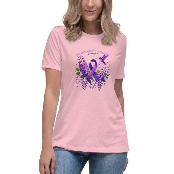 Pancreatic Women's Fighter Spring Tee - JohnVsGBMPinkS