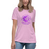 Pancreatic Women's Flower Tee - JohnVsGBMHeather Prism LilacS