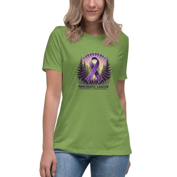 Pancreatic Women's Forest Tee - JohnVsGBMLeafS