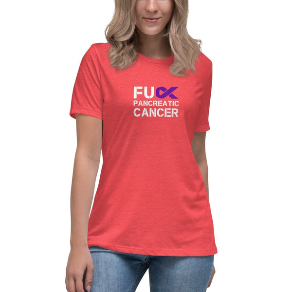 Pancreatic Women's Fu Tee - JohnVsGBMHeather RedS