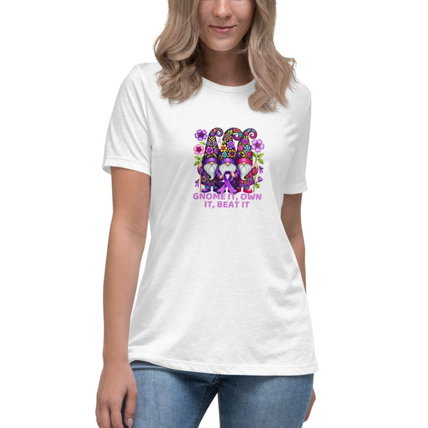 Pancreatic Women's Gnome Beat Tee - JohnVsGBMWhiteS