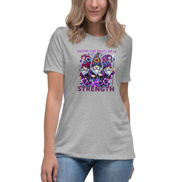 Pancreatic Women's Gnome Beats Me Tee - JohnVsGBMAthletic HeatherS