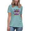 Pancreatic Women's Gnome Pain Gain Tee - JohnVsGBMHeather Blue LagoonS