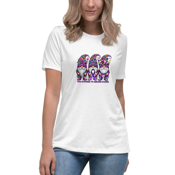 Pancreatic Women's Gnome Strong Tee - JohnVsGBMWhiteS