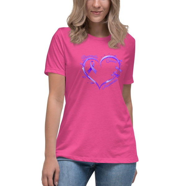 Pancreatic Women's Heart Tee - JohnVsGBMBerryS