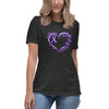 Pancreatic Women's Heart Tee - JohnVsGBMDark Grey HeatherS