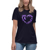 Pancreatic Women's Heart Tee - JohnVsGBMNavyS