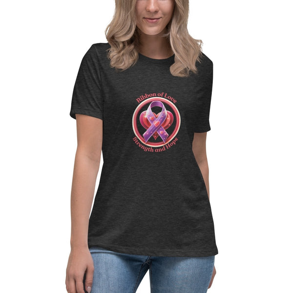 Pancreatic Women's Love Tee - JohnVsGBMDark Grey HeatherS