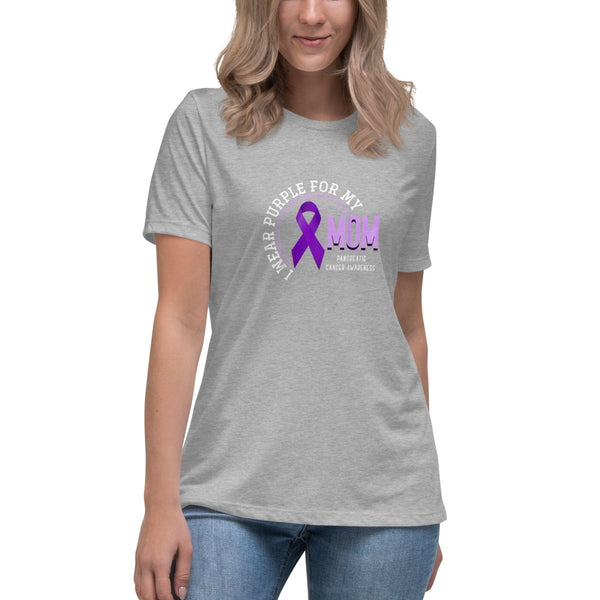 Pancreatic Women's Mom Tee - JohnVsGBMAthletic HeatherS